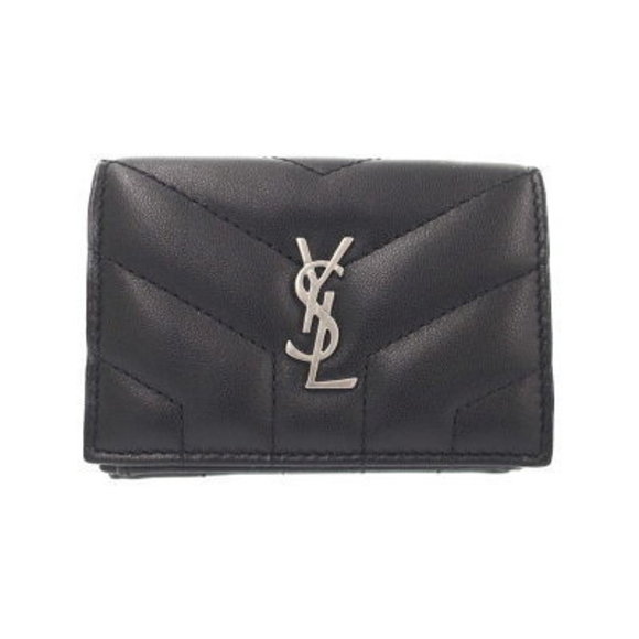 SAINT LAURENT PARIS Wallet Lulu Tri - Picture 1 of 5